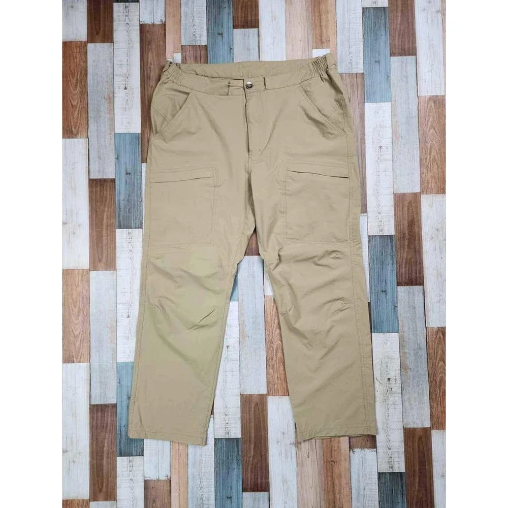 Free Soldier Tactical Pants Mens 38x30 Tan Khaki Cargo Hiking Outdoor Work Gear